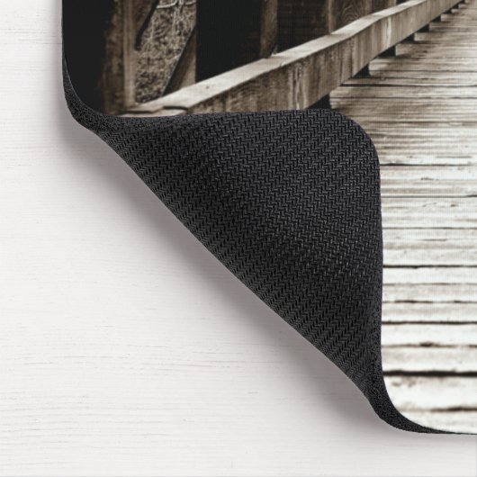 Holzbrücke Mousepad (Ecke)