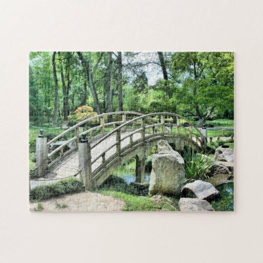 Holzbrücke Puzzle (Horizontal)