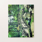 Holzbrücke - schön puzzle (Vertikal)