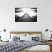 Holzbrücke über das Meer Leinwanddruck (Insitu (Schlafzimmer))