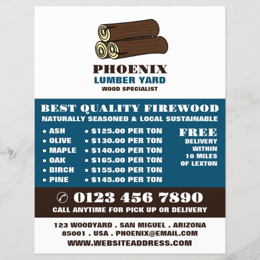 Holzbügel, Holz/Holz/Holzgartenwerbung Flyer (Vorne)