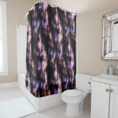 Holzbürste mit Neonfärben? Duschvorhang (Beispiel)