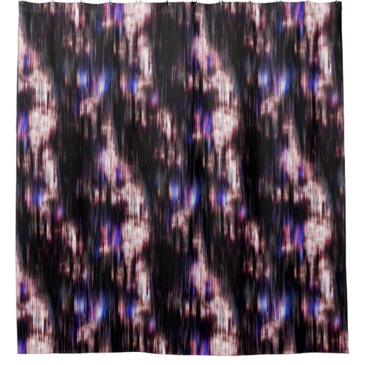 Holzbürste mit Neonfärben? Duschvorhang (Vorderseite)