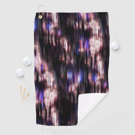 Holzbürste mit Neonfärben? Golfhandtuch (Insitu)