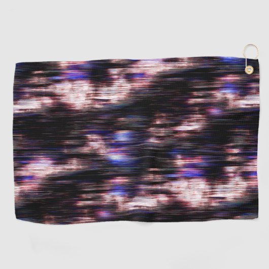 Holzbürste mit Neonfärben? Golfhandtuch (Horizontal)