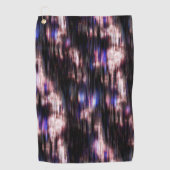 Holzbürste mit Neonfärben? Golfhandtuch (Vorderseite)