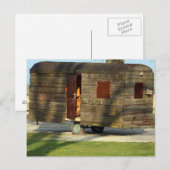 Holzcamper-Anhänger-Postkarten Postkarte (Vorne/Hinten)