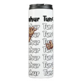 Holzcharakter Tunq Thermosbecher (Rückseite)