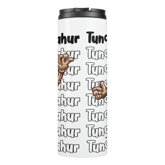 Holzcharakter Tunq Thermosbecher (Rückseite)