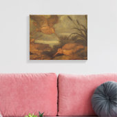 Holzcock in Dusk, c.1676 (Öl auf Leinwand) Leinwanddruck (Insitu (Wohnzimmer))