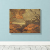 Holzcock in Dusk, c.1676 (Öl auf Leinwand) Leinwanddruck (Insitu (Holzboden))