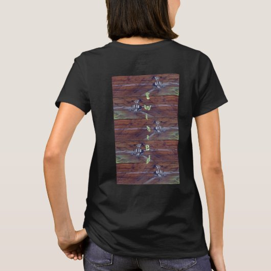 Holzdecke, Chrome-Lüfter-T - Shirt (Rückseite)