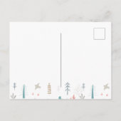 Holzdecke | Verschieben der Ankündigung Postkarte (Rückseite)