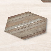 Holzdeckkarte Untersetzer (angewinkelt)