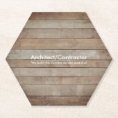 Holzdeckkarte Untersetzer (Vorderseite)