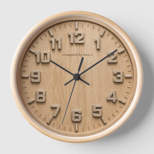 Holzdekor-Quarz-Uhr Uhr