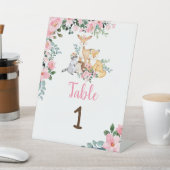 Holzdekorationen Party Babyduschtentisch Nr. Sockelschild (In SItu)