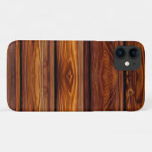Holzdesign Case-Mate iPhone Hülle (Rückseite (Horizontal))