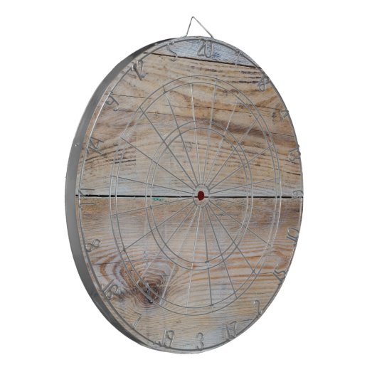Holzdesign-Tafel Dartscheibe (Vorderseite Links)