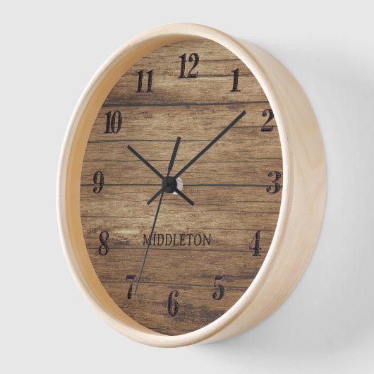 Holzdesign Uhr (Winkel)