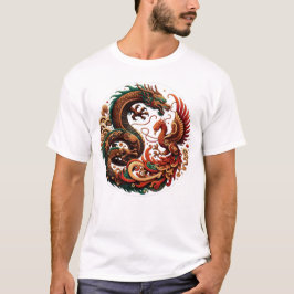 Holzdrache und Phoenix T-Shirt