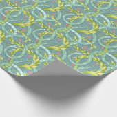 Holzdrachen Geschenkpapier (Ecke)