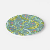 Holzdrachen Pappteller (Schrägansicht)