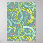 Holzdrachen Poster (Vorne)