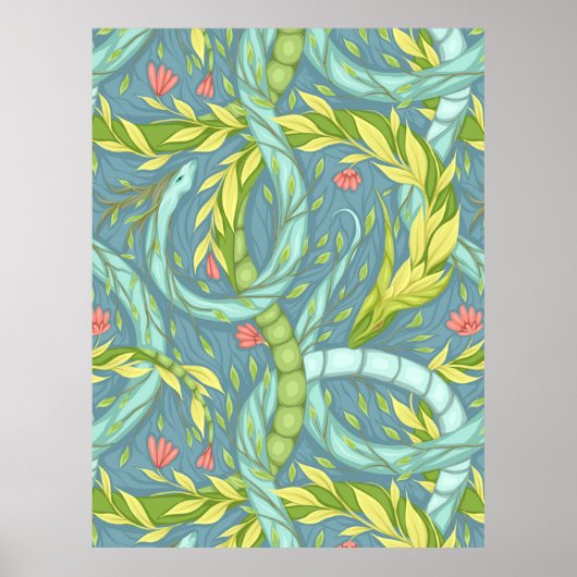 Holzdrachen Poster (Vorne)