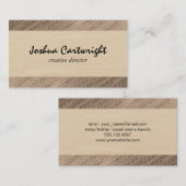 Holzdruck Visitenkarte (Vorne/Hinten)