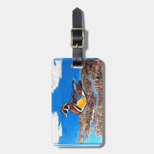 HOLZDUCK GEPÄCKANHÄNGER (Vorderseite vertikal)