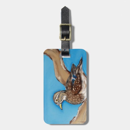 HOLZDUCK GEPÄCKANHÄNGER (Vorderseite vertikal)