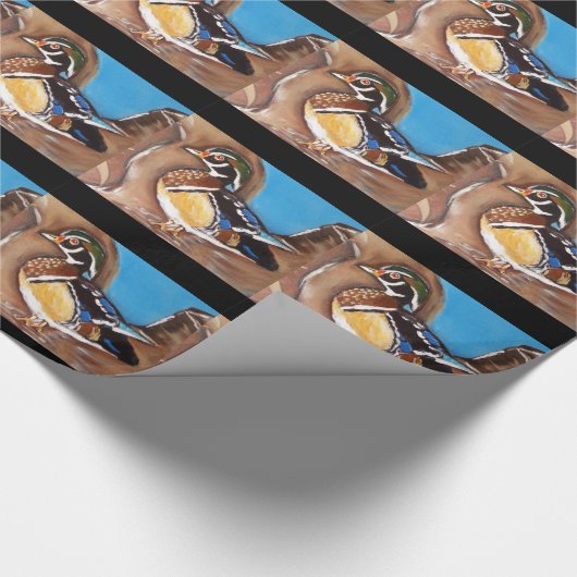 HOLZDUCK GESCHENKPAPIER (Ecke)