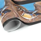 HOLZDUCK GESCHENKPAPIER (Rolleneckpunkt)