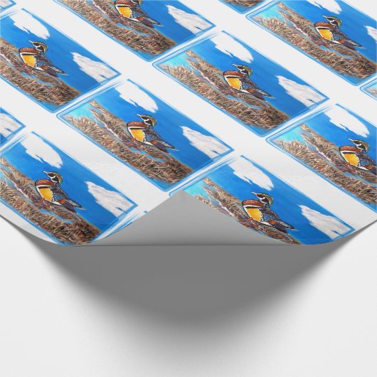 HOLZDUCK GESCHENKPAPIER (Ecke)