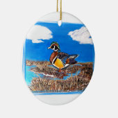 HOLZDUCK KERAMIKORNAMENT (Rechts)