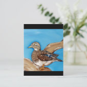 HOLZDUCK POSTKARTE (Stehend Vorderseite)