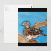 HOLZDUCK POSTKARTE (Vorne/Hinten)