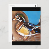 HOLZDUCK POSTKARTE (Vorne/Hinten)