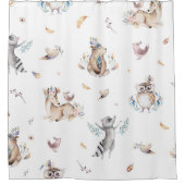 Holzduschvorhang Duschvorhang (Vorderseite)