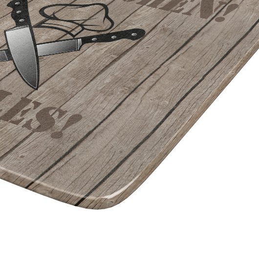 Holzeffekt Küche Schneidebrett (Ecke)