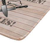 Holzeffekt Küche Schneidebrett (Ecke)