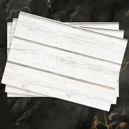 Holzeffekt Weißer rustikaler Holzkornstil Seidenpapier