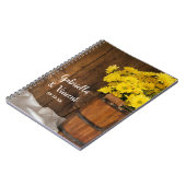 Holzeimer und gelbe Laieneisen Notizblock (Linke Seite)