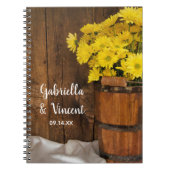 Holzeimer und gelbe Laieneisen Notizblock (Vorderseite)