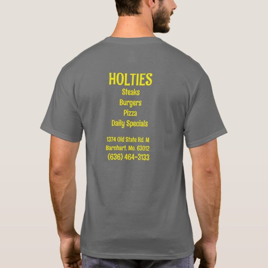 HOLZEN T-Shirt (Rückseite)