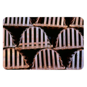 Holzene Hummerfallen horizontal Magnet