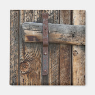 Holzene Tür Nahaufnahme, Kalifornien Magnet