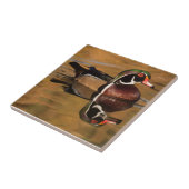 Holzente am Goldenen See Fliese (Seite)