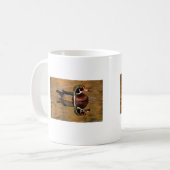 Holzente am Goldenen See Kaffeetasse (Vorderseite Links)